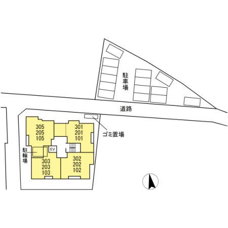 CASAFLORESTA 配置図です。