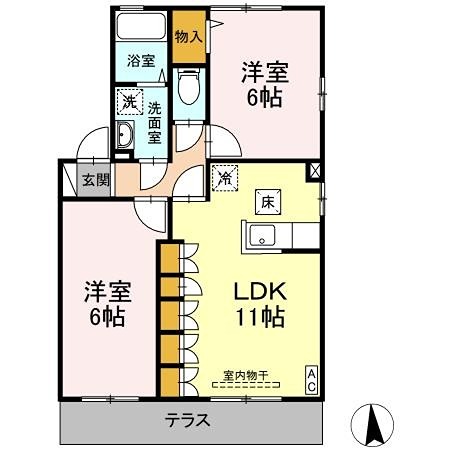 クレストA 新婚さん、ファミリーさんにオススメの間取りです。