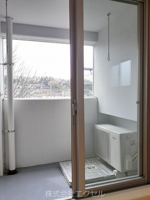 オークヴィラ 風通しのいいバルコニーです。