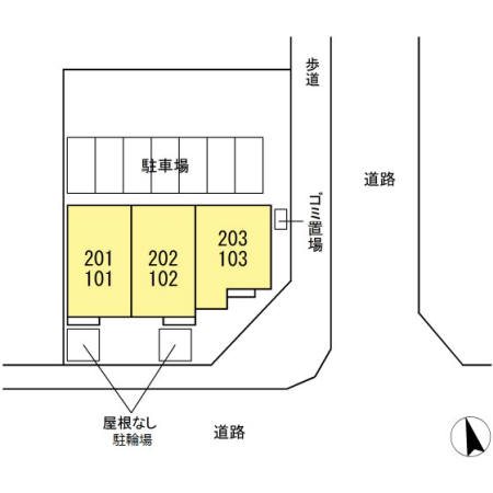 さくら２ 配置図です。