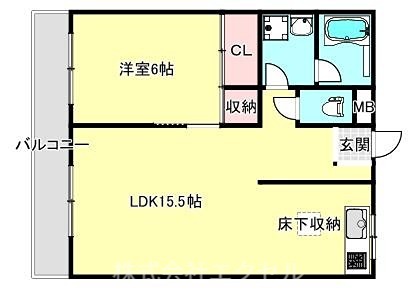 昭和コーポ武蔵村山1 間取り