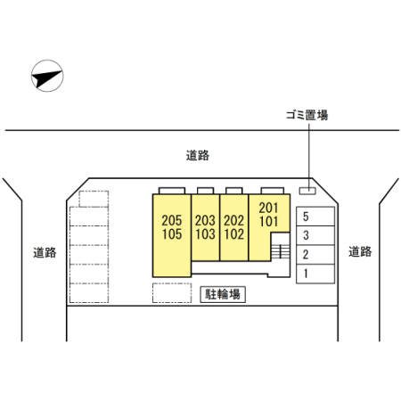 クレールライフ 配置図です。