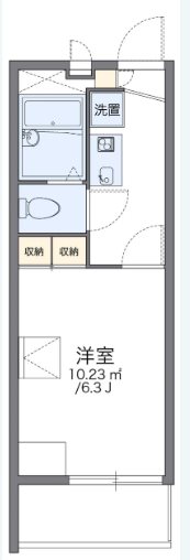 レオパレス聖蹟ロイヤルハイツ 単身さんにオススメの間取りです。