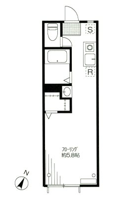 Aishin Court 人気のバストイレ別、独立洗面台も御座います。