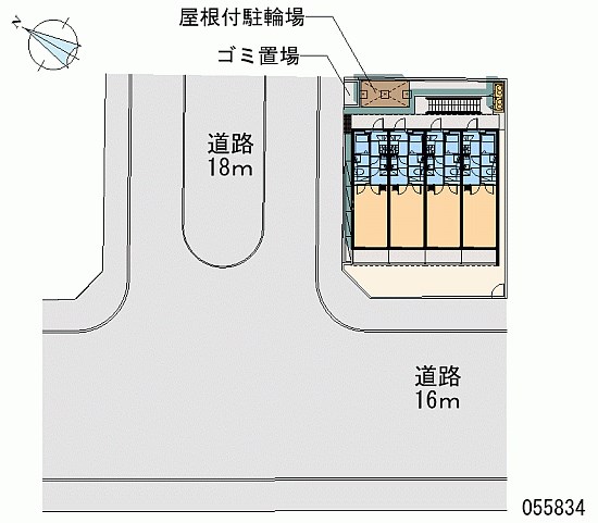 クレイノきよらか 敷地内全体図です。
