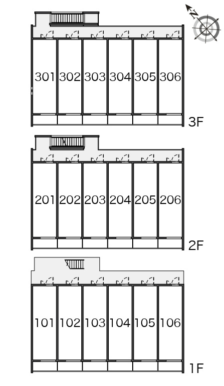 クレイノフロンティア3 区画図です。