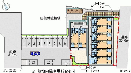 レオネクストプロムナード 配置図です。