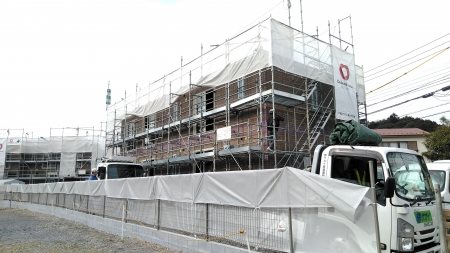 都市ガス仕様の建物です。