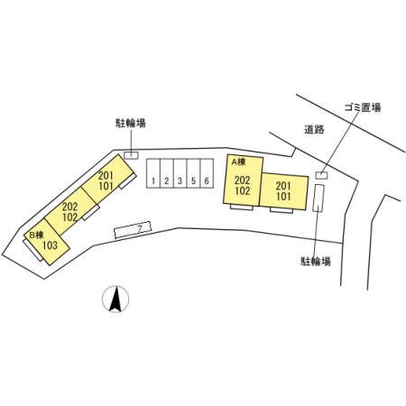 グリシーナ１ 区画図です。
