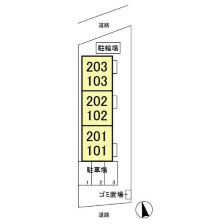 ラメール 区画図です。