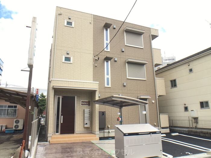 都市ガス仕様、セキュリティ完備の建物です。