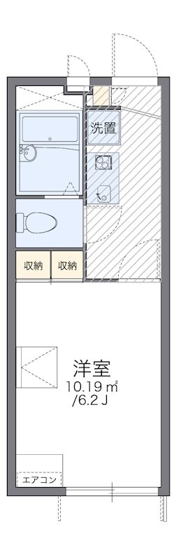 レオパレスポピンズ 単身さんにオススメの間取りです。