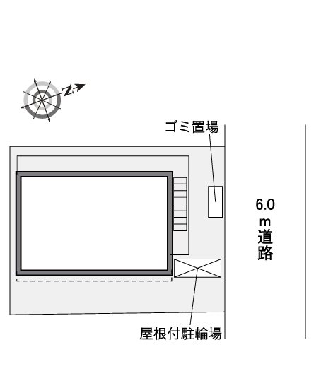 レオパレスポピンズ 見取り図です。