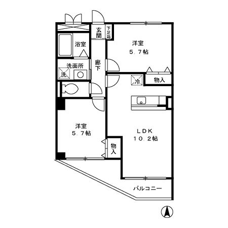 アビリアなごみ 新婚さん、ファミリーさんにオススメの間取りです。