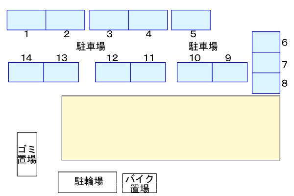 ワンシーダーヒルズ 配置図になります。