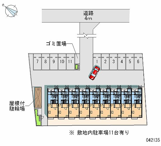 レオネクスト青龍瑞穂 敷地内駐車場あります。