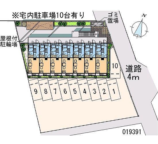 レオパレスグレイス2 見取り図です。