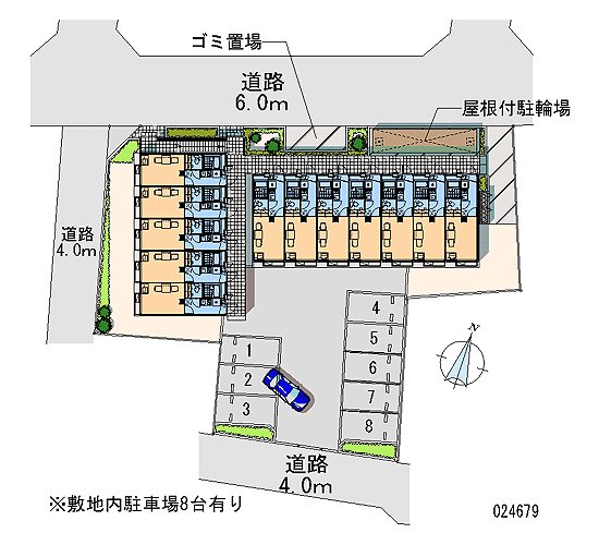 レオパレスJIMY 見取り図です。