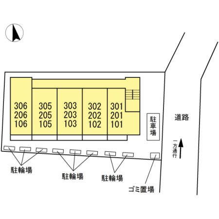 ヴィクトワール 敷地内駐輪場があります。