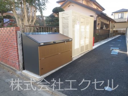 ヴィクトワール 敷地内ごみ置き場です。