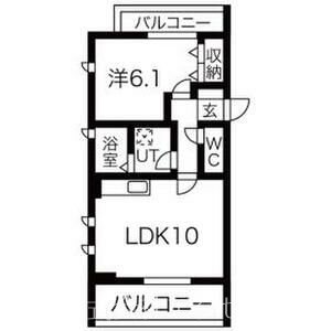 アヴェニュー唐木田 1人でも2人でもお住まいいただけます。
