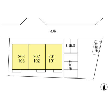 グランシャリオスッド 配置図です。