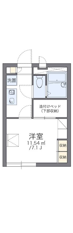 レオパレス瑞穂東  単身さんにオススメの間取りです。