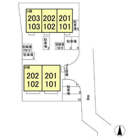 ウィステリアドゥーエウーノドゥーエ 配置図です。