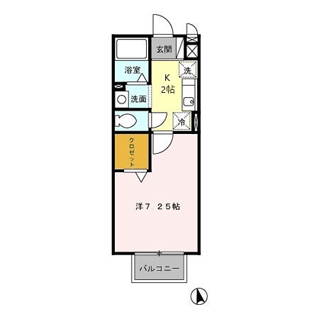 エスポワール 単身さんにおすすめの間取りです。