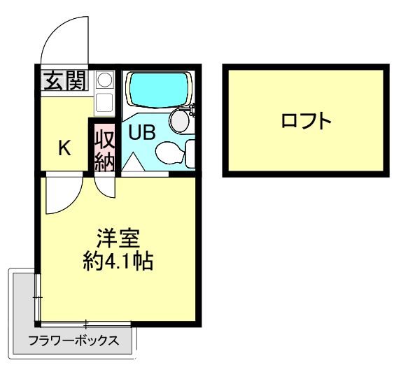 ライフピア久米川 エアコン、IHコンロ完備、ロフト付1K☆建物内にコインランドリー有！