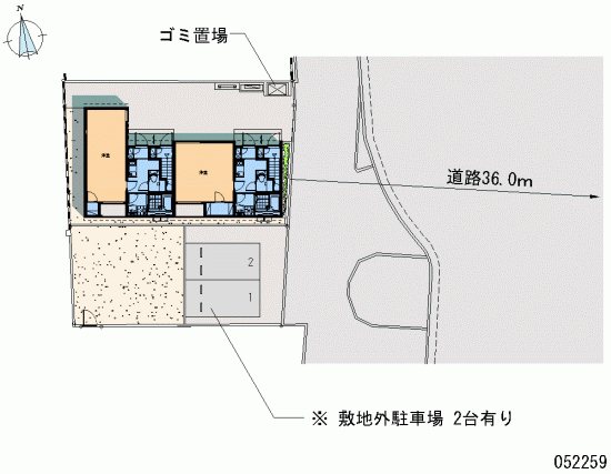 レオネクストエスペランサ 見取り図です。