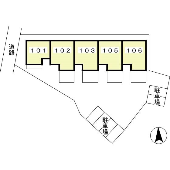 サニーサイド3 区画図です。