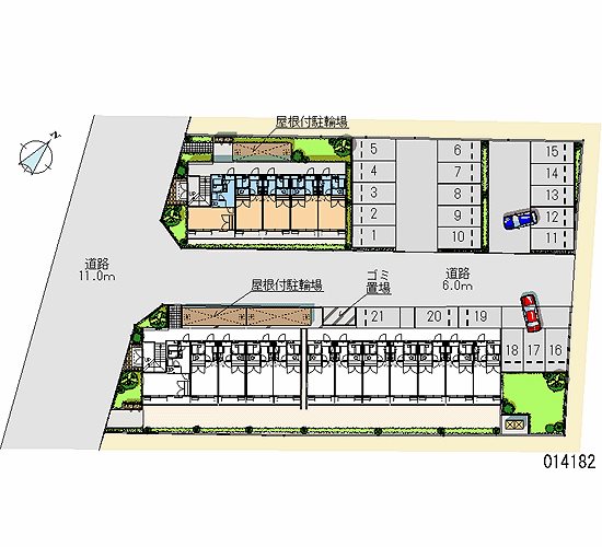 レオパレス葵第２ 敷地内ごみ置き場です。