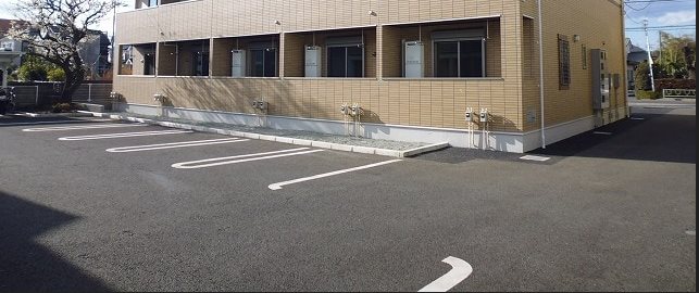 サンミルキ２ 敷地内駐車場です。
