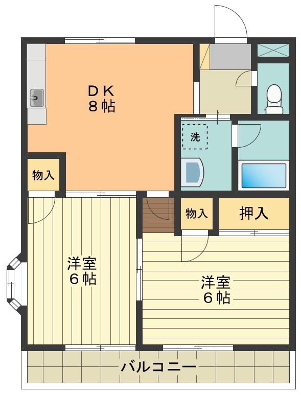 ドームハウス 収納豊富でお部屋を広くお使いできます♪