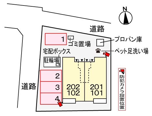 ゼファーイン 配置図です。