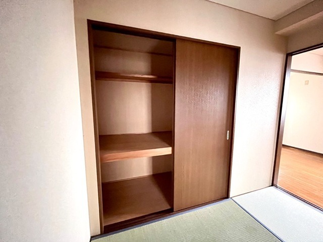 スカイヒルズほそや 収納完備でお部屋を広くお使いできます。