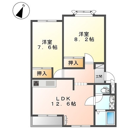 カサベルデ ペットと一緒に住める角部屋2LDK♪