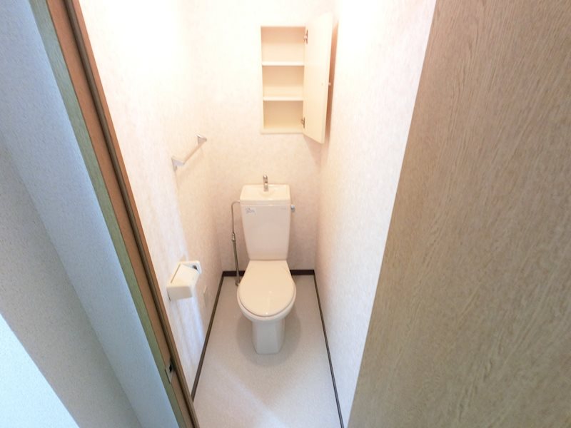 カサグランデ２ 小物入れ付きのトイレです。