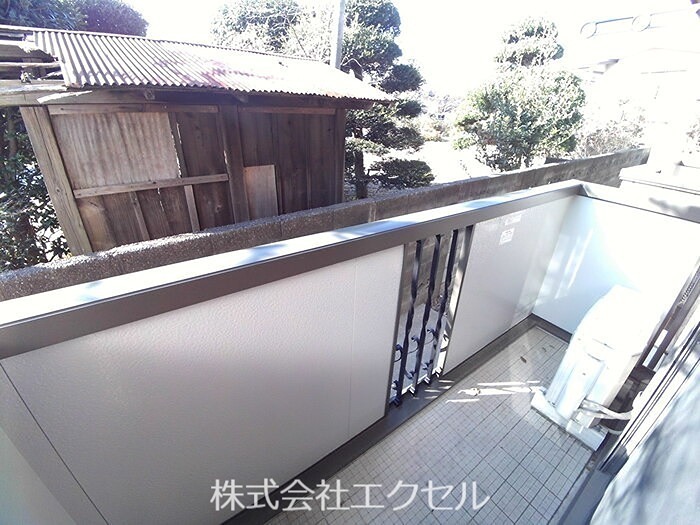 エミネンス 明るいベランダです。