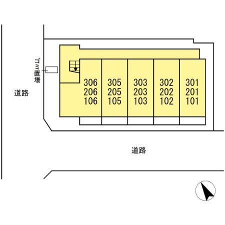 Grandstation宮上1 見取り図です。
