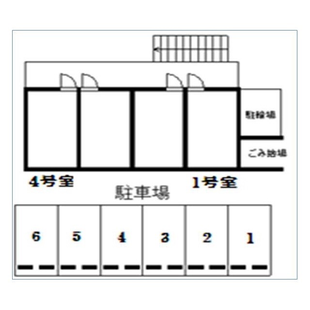 アムール七国 敷地内駐車場がございます。