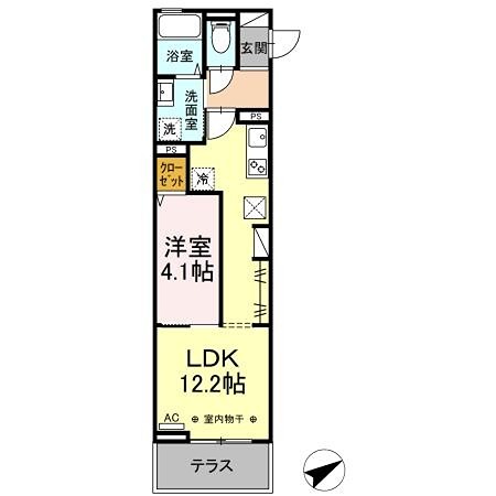 コンフォール東橋本２丁目 住み分けしやすい1ＬＤＫです