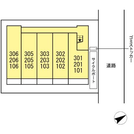 コンフォール東橋本２丁目 見取り図です。