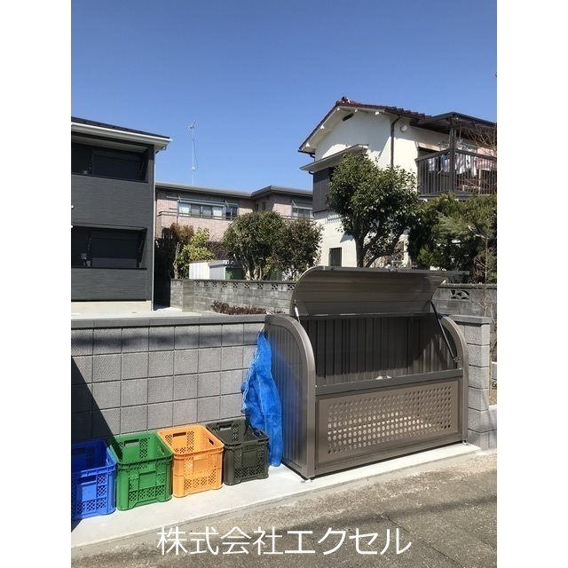 コンフォート福生 敷地内ゴミ集積所です。