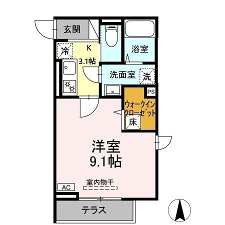 Dスクエア乞田 新婚さん、ファミリーさんにオススメの間取りです。