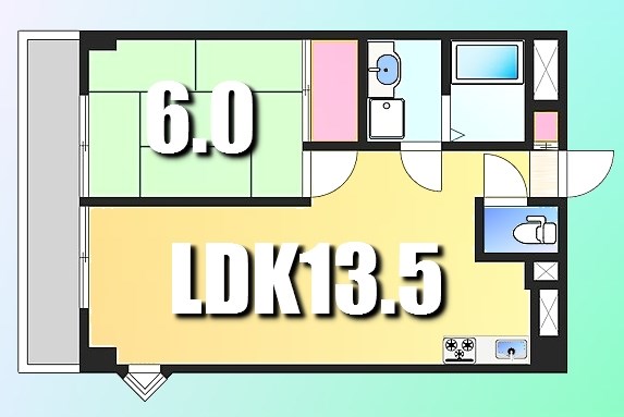 国立クリスタル石川 広いＬＤＫ。