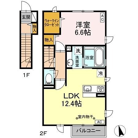 サンコート宮沢 充実設備のお部屋です。
