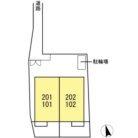 サンコート宮沢 配置図です。