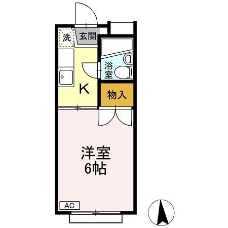 第一イースト 単身さんにオススメの間取りです。